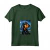 Cane Coonhound Nero e Marrone Chiaro - T-shirt Pittura Notturna - Regalo per Amanti di Black and Tan Coonhound - Ideale per Natale o Compleanno