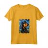Cane Coonhound Nero e Marrone Chiaro - T-shirt Pittura Notturna - Regalo per Amanti di Black and Tan Coonhound - Ideale per Natale o Compleanno