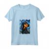 Cane Coonhound Nero e Marrone Chiaro - T-shirt Pittura Notturna - Regalo per Amanti di Black and Tan Coonhound - Ideale per Natale o Compleanno