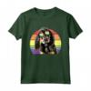 LGBTQ - Cane Coonhound Nero e Marrone Chiaro - Arcobaleno Love Gay Pride Maglietta - Sostegno e Uguaglianza per la Comunità LGBTQ+