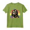LGBTQ - Cane Coonhound Nero e Marrone Chiaro - Arcobaleno Love Gay Pride Maglietta - Sostegno e Uguaglianza per la Comunità LGBTQ+