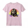LGBTQ - Cane Coonhound Nero e Marrone Chiaro - Arcobaleno Love Gay Pride Maglietta - Sostegno e Uguaglianza per la Comunità LGBTQ+