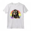 LGBTQ - Cane Coonhound Nero e Marrone Chiaro - Arcobaleno Love Gay Pride Maglietta - Sostegno e Uguaglianza per la Comunità LGBTQ+