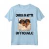 Pigiama ufficiale Coonhound nero e marrone chiaro - Maglietta divertente per amanti dei cani - Ideale per uomini, donne e bambini
