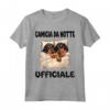 Pigiama ufficiale Coonhound nero e marrone chiaro - Maglietta divertente per amanti dei cani - Ideale per uomini, donne e bambini