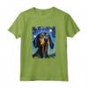 Cane Coonhound nero e marrone chiaro - Pittura Notturna - T-shirt per Orgogliosa Mamma di un Cane Coonhound - Regalo Carino per Natale, Ringraziamento o Compleanno