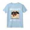 Pigiama ufficiale Coonhound nero e marrone chiaro Maglietta - Divertente Abbigliamento con Grafica di Cani per Donne, Uomini e Bambini