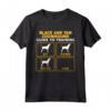 T-shirt Coonhound nera e marrone chiaro - Guida divertente all'allenamento Maglietta per amanti dei cani - Ideale per regali unici