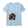 Divertente Cane Curioso Nero e Marrone Coonhound Maglietta - Ideale Regalo per Appassionati di Cani Black and Tan