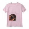 Divertente Cane Curioso Nero e Marrone Coonhound Maglietta - Ideale Regalo per Appassionati di Cani Black and Tan