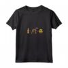 Donna Coonhound Nero e Marrone Chiaro + Beer Dog Dad Happy Men Amante degli Animali Domestici Maglietta con Collo a V - Unica T-shirt per Amanti dei Cani e della Birra - Ideale come Regalo Original per Uomini