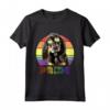 LGBTQ - Cane Coonhound nero e marrone chiaro, arcobaleno Love Gay Pride Maglietta - Sostegno e Orgoglio per la Comunità LGBT - Ideale per Eventi del Mese dell'Orgoglio