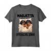 Pigiama ufficiale Coonhound nero e marrone chiaro Maglietta - Divertente Abbigliamento per Amanti dei Cani