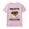 Pigiama ufficiale Coonhound nero e marrone chiaro Maglietta - Divertente Abbigliamento per Amanti dei Cani
