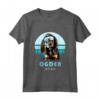 Coonhound Ski Ogden Utah Dog Lover - Maglietta Nero e Marrone Chiaro Vintage Retro con Design Invernale delle Montagne Innevate