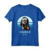 Coonhound Ski Ogden Utah Dog Lover - Maglietta Nero e Marrone Chiaro Vintage Retro con Design Invernale delle Montagne Innevate