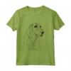 Linea per Cani Coonhound Nera e Marrone Chiaro - Maglietta Stile Minimalista per Mamma e Papà - Regalo Divertente per Amanti dei Cani - Ideale per Natale, Ringraziamento o Compleanni