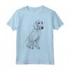 Linea per Cani Coonhound Nera e Marrone Chiaro - Maglietta Stile Minimalista per Mamma e Papà - Ideale come Regalo per Amanti dei Cani Coonhound