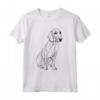 Linea per Cani Coonhound Nera e Marrone Chiaro - Maglietta Stile Minimalista per Mamma e Papà - Ideale come Regalo per Amanti dei Cani Coonhound