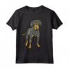Coonhound Nero e Marrone Chiaro - Maglietta Leggera per Amanti dei Cani da Caccia - Coonhound Love