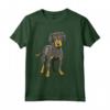Coonhound Nero e Marrone Chiaro - Maglietta Leggera per Amanti dei Cani da Caccia - Coonhound Love