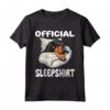 Pigiama ufficiale Coonhound Dog nero e marrone chiaro Maglietta - Divertente abbigliamento con cane - Ideale come regalo