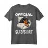Pigiama ufficiale Coonhound Dog nero e marrone chiaro Maglietta - Divertente abbigliamento con cane - Ideale come regalo