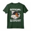Pigiama ufficiale Coonhound Dog nero e marrone chiaro Maglietta - Divertente abbigliamento con cane - Ideale come regalo