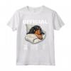 Pigiama ufficiale Coonhound Dog nero e marrone chiaro Maglietta - Divertente abbigliamento con cane - Ideale come regalo