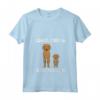 Donna Vintage Aspetta, Vedo Un Coonhound Retro Maglietta con Collo a V - Ideale per Compleanno e Natale per gli Amanti dei Cani Coonhound
