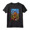 Redbone Coonhound - Maglietta Piombo in Vetro Colorato Stained Glass Dog Design - Ideale per Amanti dei Cani e dell'Arte