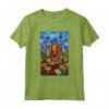 Redbone Coonhound - Maglietta Piombo in Vetro Colorato Stained Glass Dog Design - Ideale per Amanti dei Cani e dell'Arte