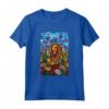 Redbone Coonhound - Maglietta Piombo in Vetro Colorato Stained Glass Dog Design - Ideale per Amanti dei Cani e dell'Arte
