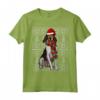 Natale Ugly Christmas Treeing Walker Coonhound Maglietta - Regalo Divertente per Amanti dei Cani - Santa Hat Xmas Design