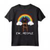 Unicorno Arcobaleno Mágico Black And Tan Coonhound Maglietta - Regalo Divertente per Amanti dei Cani - Design Rainbow Ew People