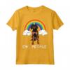 Unicorno Arcobaleno Mágico Black And Tan Coonhound Maglietta - Regalo Divertente per Amanti dei Cani - Design Rainbow Ew People