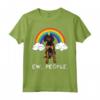Unicorno Arcobaleno Mágico Black And Tan Coonhound Maglietta - Regalo Divertente per Amanti dei Cani - Design Rainbow Ew People