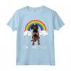 Unicorno Arcobaleno Mágico Black And Tan Coonhound Maglietta - Regalo Divertente per Amanti dei Cani - Design Rainbow Ew People