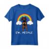 Unicorno Arcobaleno Mágico Black And Tan Coonhound Maglietta - Regalo Divertente per Amanti dei Cani - Design Rainbow Ew People