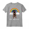 Unicorno Arcobaleno Mágico Black And Tan Coonhound Maglietta - Regalo Divertente per Amanti dei Cani - Design Rainbow Ew People