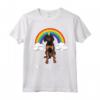 Unicorno Arcobaleno Mágico Black And Tan Coonhound Maglietta - Regalo Divertente per Amanti dei Cani - Design Rainbow Ew People
