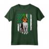 Bandiera Irlandese San Patrizio Treeing Walker Coonhound Maglietta - Regalo Divertente per Amanti dei Cani