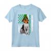 Bandiera Irlandese San Patrizio Treeing Walker Coonhound Maglietta - Regalo Divertente per Amanti dei Cani
