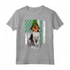 Bandiera Irlandese San Patrizio Treeing Walker Coonhound Maglietta - Regalo Divertente per Amanti dei Cani
