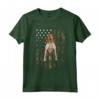 Bandiera USA Camuffamento American English Coonhound Maglietta - Design Divertente per Amanti dei Cani - Celebrativo del 4 Luglio