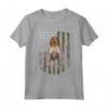 Bandiera USA Camuffamento American English Coonhound Maglietta - Design Divertente per Amanti dei Cani - Celebrativo del 4 Luglio
