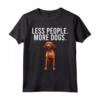 Meno Persona Più Cani Redbone Coonhound Maglietta - Regalo per Amanti dei Cani - Divertente Indumento per Introvertiti