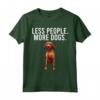 Meno Persona Più Cani Redbone Coonhound Maglietta - Regalo per Amanti dei Cani - Divertente Indumento per Introvertiti