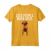 Meno Persona Più Cani Redbone Coonhound Maglietta - Regalo per Amanti dei Cani - Divertente Indumento per Introvertiti