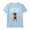Meno Persona Più Cani Redbone Coonhound Maglietta - Regalo per Amanti dei Cani - Divertente Indumento per Introvertiti
